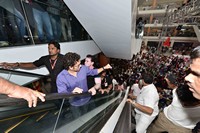 Sachin and Anushka Launching Vijayawada PVP Square Photos